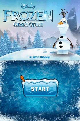 Disney Frozen - Olaf's Quest (USA) screen shot title